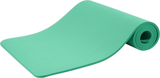 Quality Exercise Yoga Mat, 1/2-Inch Thick High-Density Foam for Full-body workout, Anti-Tear and non-slip Surface, Includes Carry Strap for Home & Studio Workouts,Multiple Options
