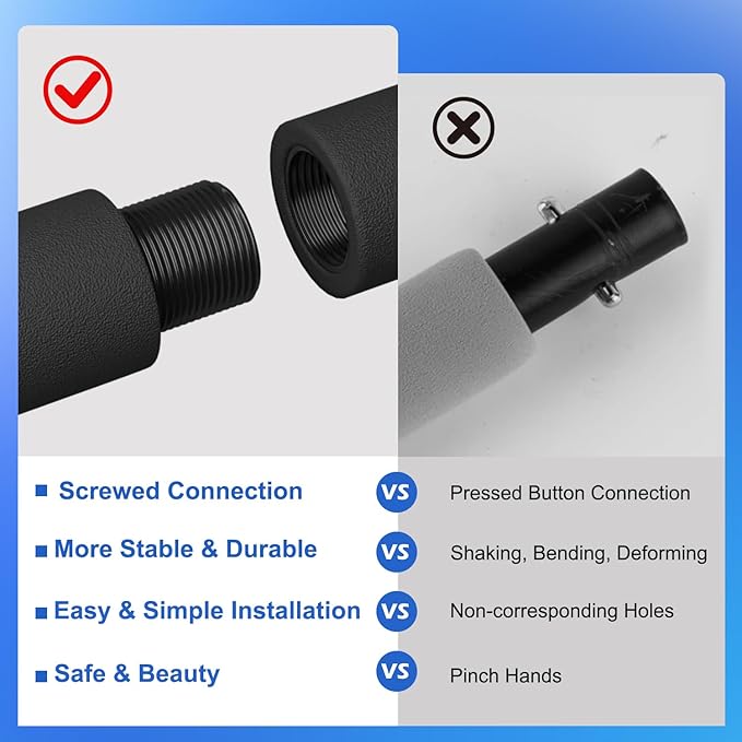 VEICK Pilates Bar Kit with Resistance Bands, Elastic Workout Bands for Men and Women, Set of 5 Resistance Loop Bands for Home Fitness, Stretching, Strength Training, Physical Therap