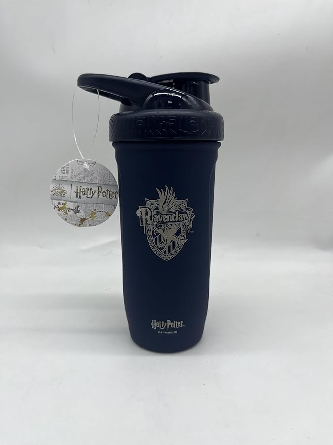 Smartshake Reforce Stainless Steel Harry Potter Ravenclaw Shaker Bottle (900 ML /30oz) | Light Weight Resistance Sports Shaker Bottle with a Soft Lid | Leakproof, BPA Free & DEHP Free