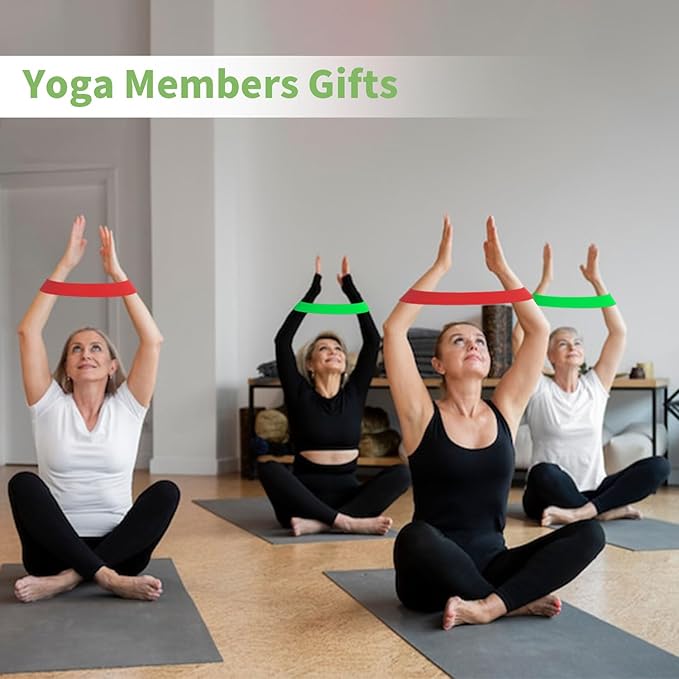 100 PCS Bulk Resistance Bands, Loop Exercise Bands Set for Gym Members Sports Class Students Gift, 5 Pieces Each Set with Storage Bag, Fitness Bands for Outdoor Home Gym Yoga Pilates