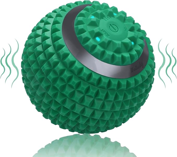 Massage Ball Vibrating Ball Massage Relieving Muscle Tension Pain & Pressure, 4-Speed High-Intensity Roller Electric Rechargeable Washable