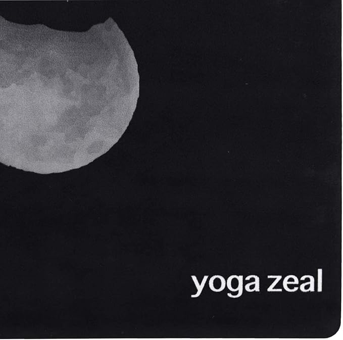 Yoga Mats By Yoga Zeal - Luxuriously Soft, Thick, Non-Slip, Hot Yoga Mat. Eco Printed. Designed to grip better with a sweaty yoga practice!
