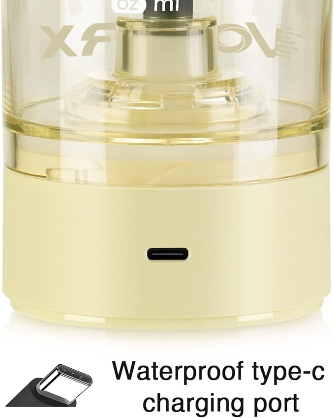 VOLTRX Premium Electric Protein Shaker Bottle, Made with Tritan - BPA Free - 24 oz Vortex Portable Mixer Cup/USB C Rechargeable Shaker Cups for Protein Shakes