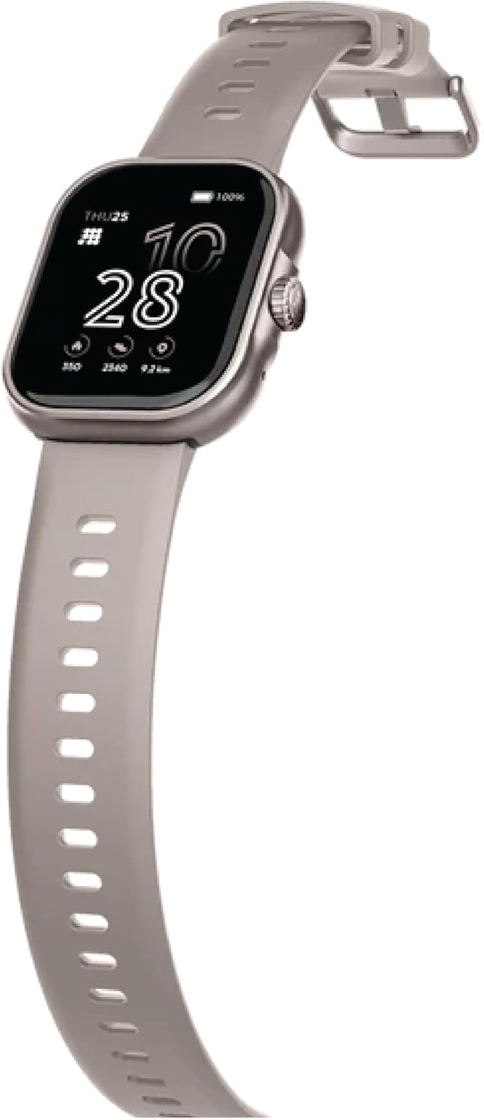 Cubitt Viva Smartwatch/Fitness Tracker with 1.84" Touch AMOLED Screen, Bluetooth Calling, 60+ Sports, Blood Oxygen, Heart Rate, Stress and Sleep Monitor, Waterproof, Step Counter for Men and Women