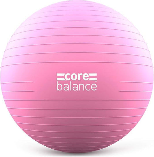 Exercise Ball for Workouts, Anti-Burst and Slip Resistant, Swiss Yoga Ball for Pregnancy, Stability, Fitness and Physical Therapy, 4 Sizes, with Pump