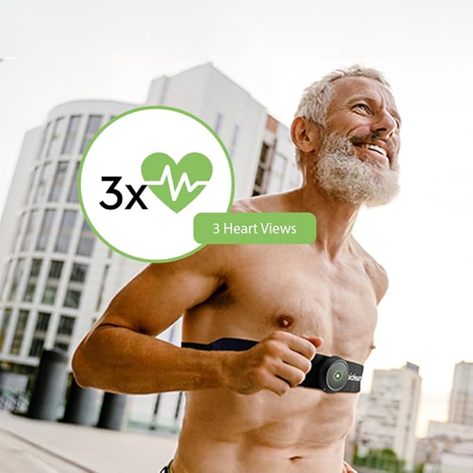 Bioheart | 24/7 Continuous Heart Monitor | No Prescription Needed | Smart Wearable | Chest Strap | One Month Subscription Included