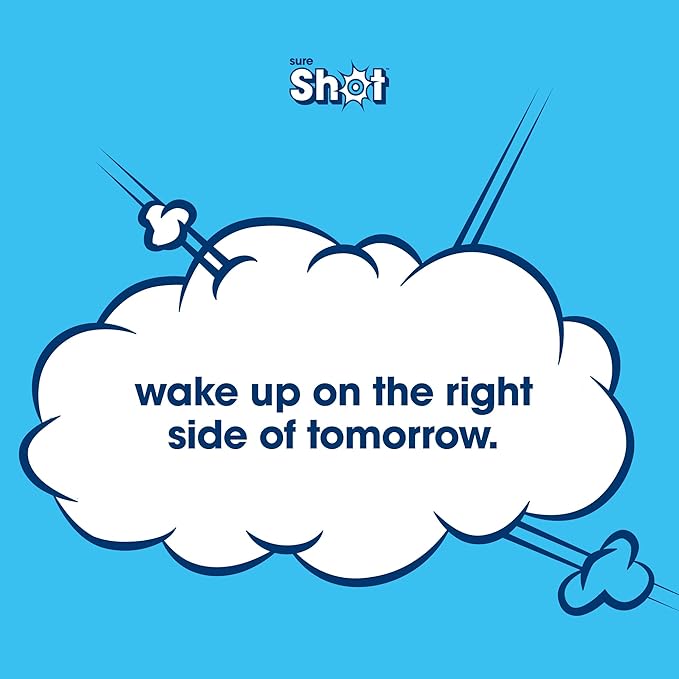Sure Shot Recovery Drink, Citrus Splash (6 Pack) - Feel Better After Drinking, Wake Up Refreshed - Premium Hydration Beverage with Electrolytes & Vitamins for Liver & Gut Support, Energy & Focus, 4 Oz