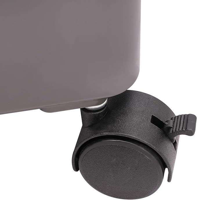 Weight Rack Stand with Wheels, ABS Workout Equipment Storage Rack with Tray, Yoga Mat, Dumbbells & Foam Rollers Storage Organizer, for Home, Hotel, Commercial Gym (Gray)