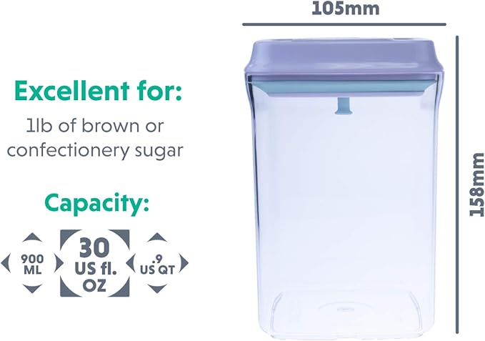 Bop Top | Airtight Meal Prep Containers with Lids | Food Storage Container Sets | Snack and Overnight Oats Fridge Organizer | Pantry and Kitchen Organization