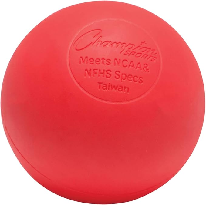 Champion Sports Lacrosse Balls: Official Size Sporting Goods Equipment for Professional, College & Grade School Games, Practices & Recreation - NCAA, NFHS and SEI Certified