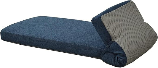 36 x 14 Inch Piano Bench Cushions for Indoor Furniture with Ties Non Slip Kitchen Dining Room Bench seat Cushion for Shoe Storage Ottoman Window Settee Pad，Navy Blue