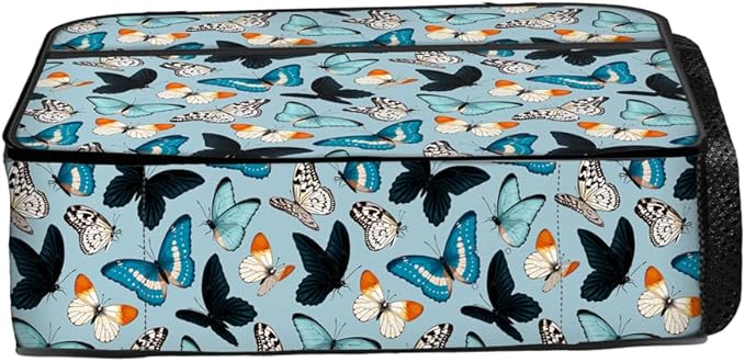 Butterfly Lunch Bag Reusable Insulated Lunch Box Keep Food Cooler Thermal Lunch Tote for Women Men