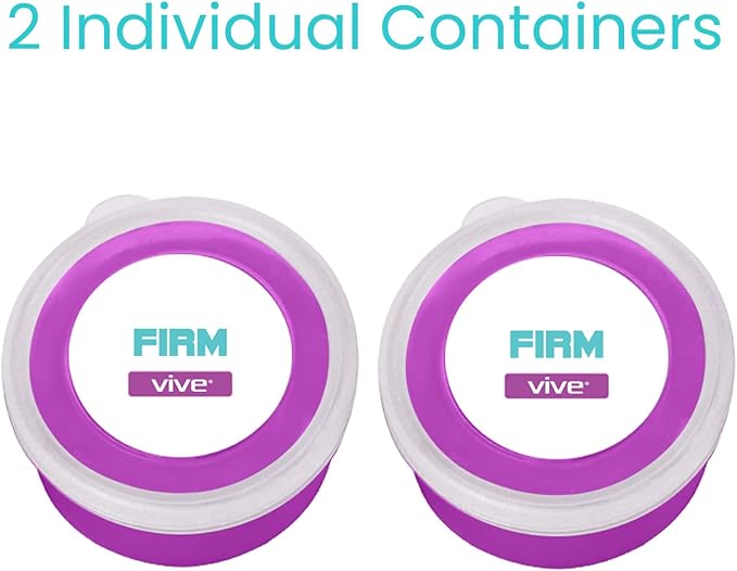 Vive Therapy Putty For Adults, For Hand Therapy (2 Pack) - Occupational Sensory Stress Relief Tools - for Physical Exercise, Finger Pain, Grip Strength, Rehab, Arthritis, Forearms, Fidgeting