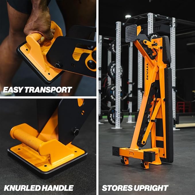 Titan Fitness TITAN Series Adjustable Bench, Supports 600 LB Incline, 1,000 LB Flat, Versatile Single Post Utility Workout Bench for Home Gym, Weightlifting, Strength Training