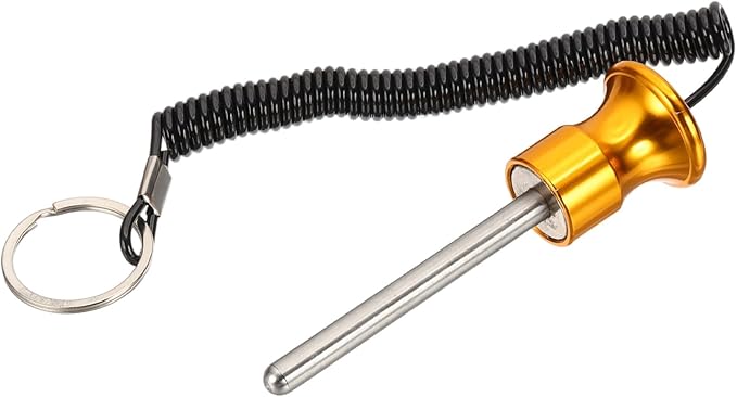 PATIKIL Weight Stack Pin, Magnetic Gym Selector Pin Universal Weight Stack Replacement with Pull Rope for Home Commercial