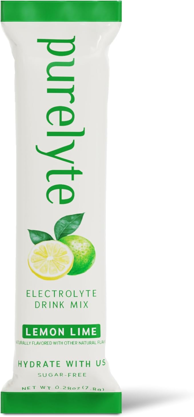 Electrolyte Drink Mix – Sugar-Free Hydration Powder Packets – Clean Electrolytes with Trace Minerals – Keto, Vegan, Gluten-Free – No Artificial Sweeteners – 12 Sticks – Lemon Lime