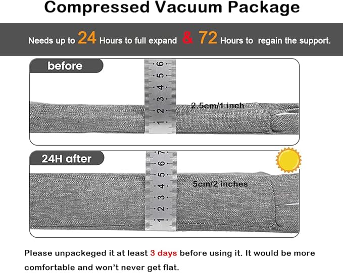 Loveboat Washable Bench Cushion, Non-Slip Bench Pad for Shoe Storage, Window, Piano, Dining 48"x12"x2" Milky White
