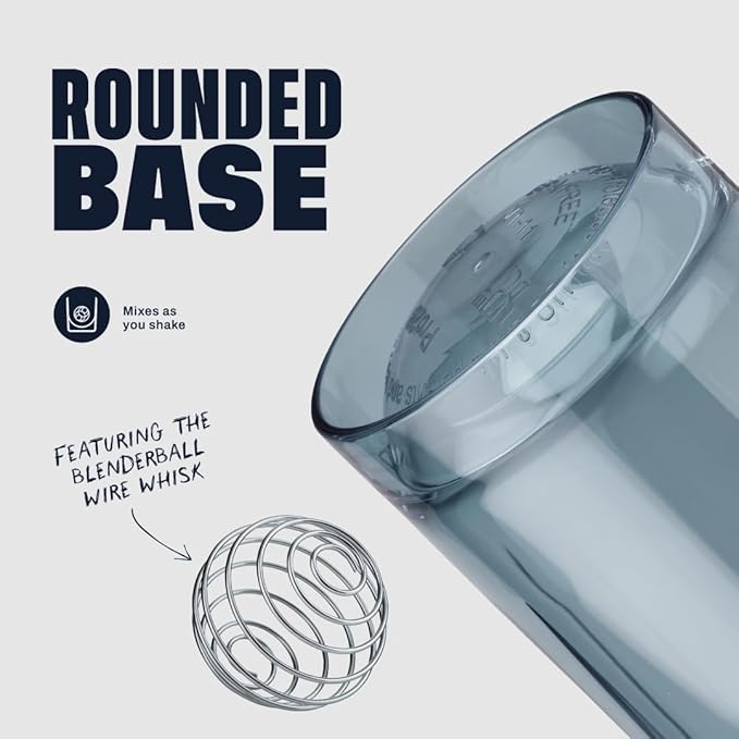 BlenderBottle Shaker Bottle Pro Series Perfect for Protein Shakes and Pre Workout, 28-Ounce, Cerulean Blue