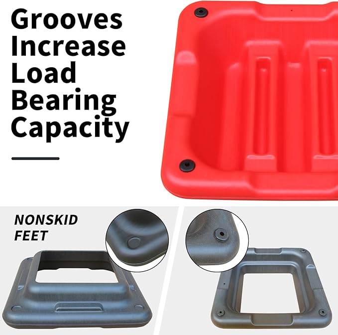 Aerobic Step Platform 30" × 14" Height Adjustable Workout Step for Fitness Strength Training with Risers Exercise Platform for Home Gym