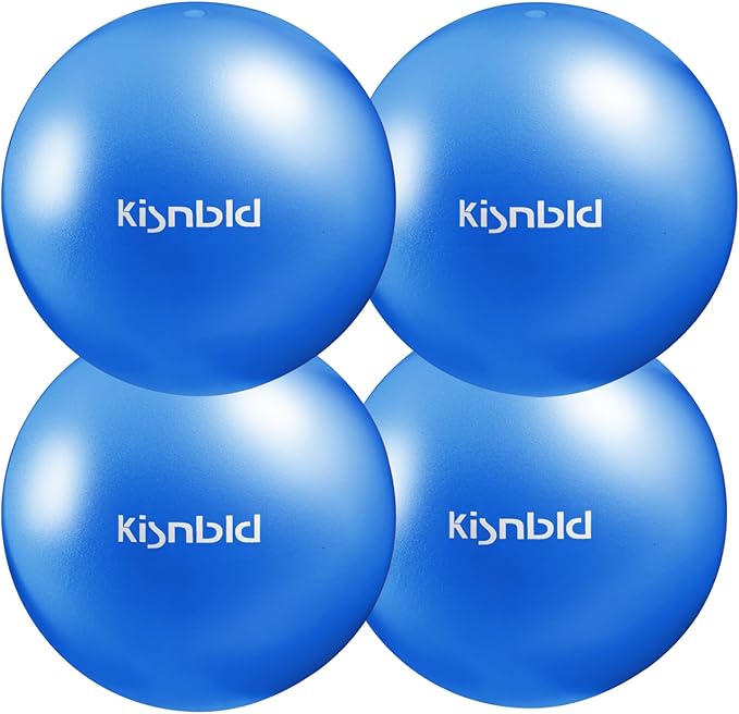 Small Exercise Ball, 9 Inch Mini Pilates Ball, Anti Burst and Slip Resistant Mini Yoga Ball for Stability, Fitness, Physical Therapy, Stretching & Core Strength Workout at Home Gym & Office