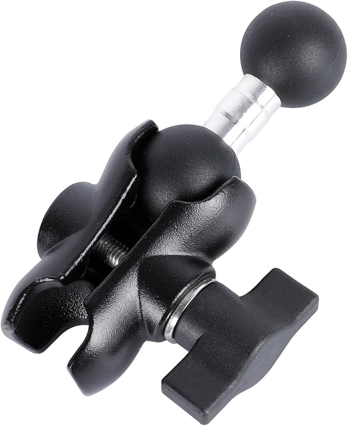 Double Socket Arm with 1" Double Ball Adapter Compatible with RAM B Size Mounts, 360° Rotation Extension Rod for Phone Holder, Tablet Mount, for Bike, Motorcycle, Truck (4.13" Short Adapter)