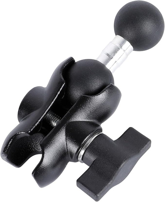 Double Socket Arm with 1" Double Ball Adapter Compatible with RAM B Size Mounts, 360° Rotation Extension Rod for Phone Holder, Tablet Mount, for Bike, Motorcycle, Truck (4.13" Short Adapter)