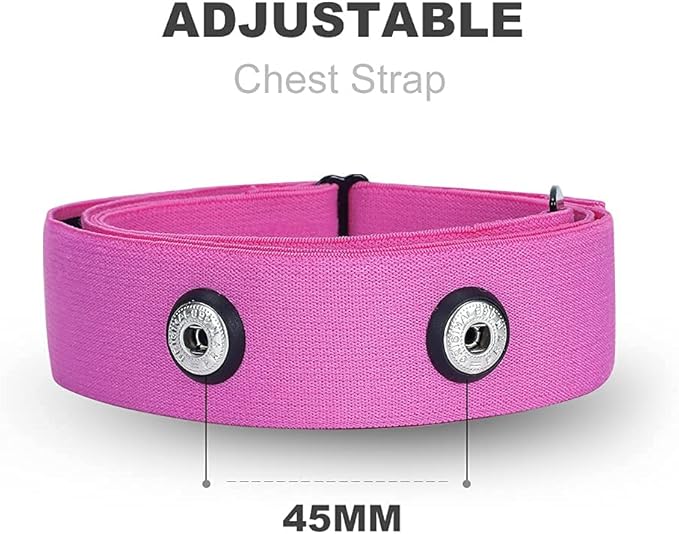 Heart Rate Monitor Replacement Chest Strap Compatible with Polar H10 H9 H7 H1 Wahoo Tickr Garmin Chest Belt