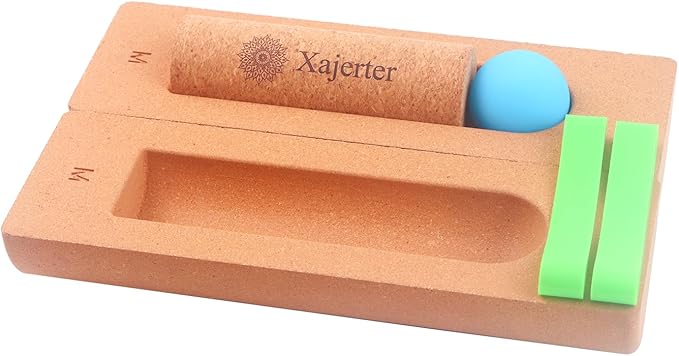 Upgraded Balance Trainer | Cork Foot Balance Board Trainer with Guide | Foot Arch Ankle Strengthener & Improve Mobility Stability | for Plantar Fasciitis & Foot Arch and Heel Pain & Achilles Tendinitis