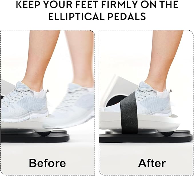 ESL Under Desk Elliptical - Portable Leg Exerciser with Pedal Strap for Seniors, Compact Seated Elliptical with Remote Control, LCD Display Electric Elliptical Trainers for Home