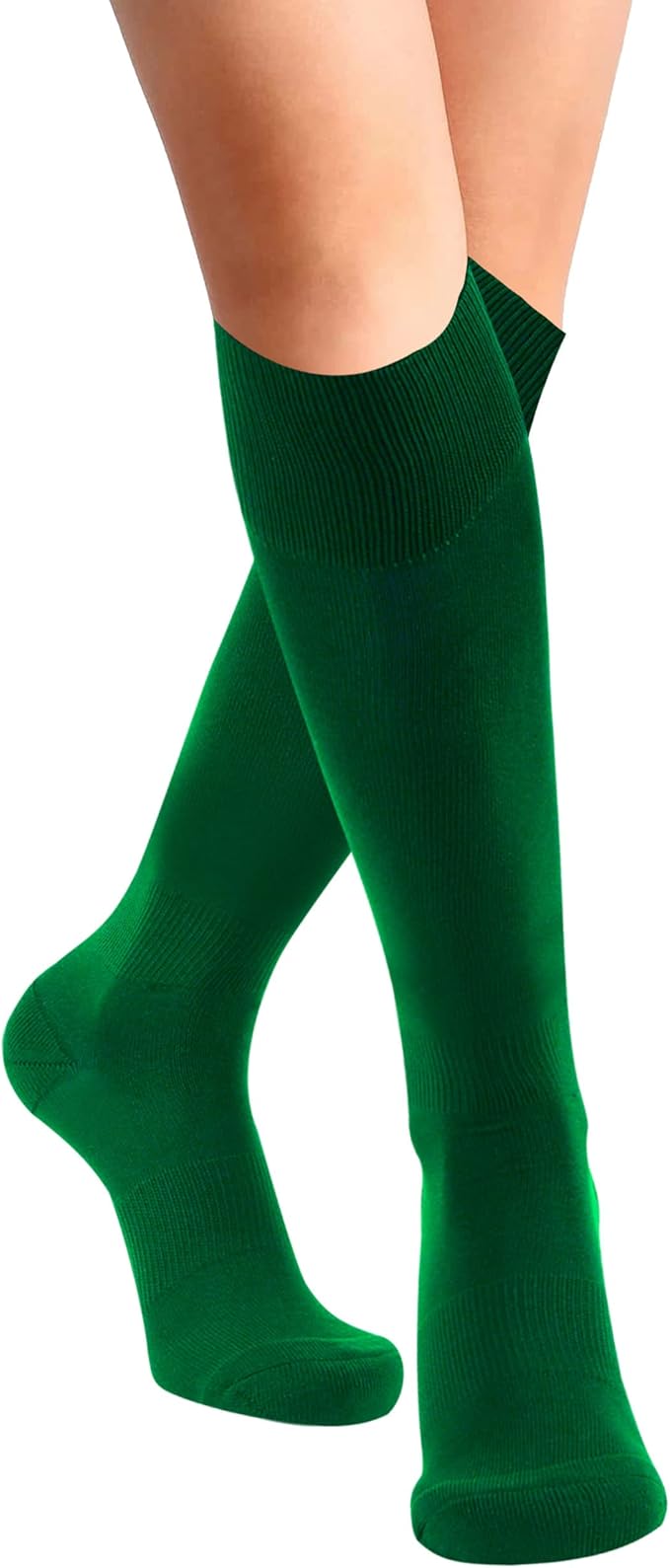 FOOTPLUS Baseball Softball Socks, Unisex Over Knee High Solid Sports Rugby Soccer Homecoming Socks