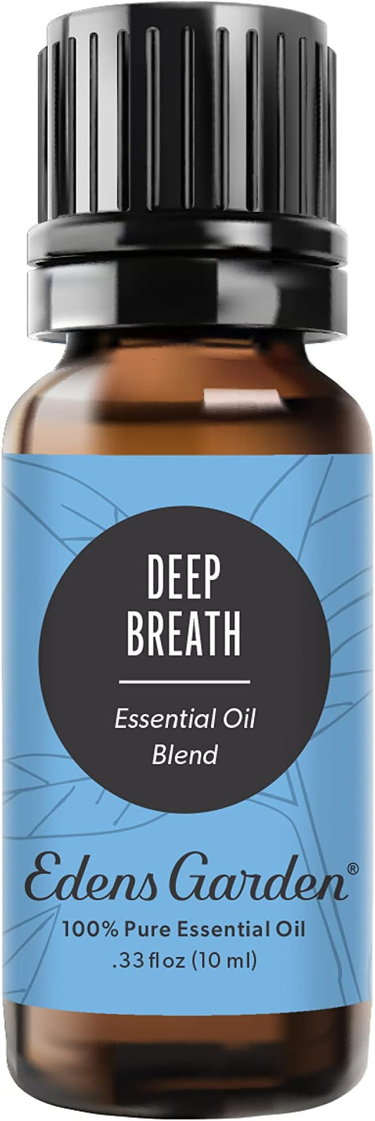 Edens Garden Deep Breath Essential Oil Blend- 100% Pure Premium Grade, Undiluted, Natural, Therapeutic, Aromatherapy, The Best for Diffusing, Skin, Humidifiers, Candle 10 ml (.33 fl oz)