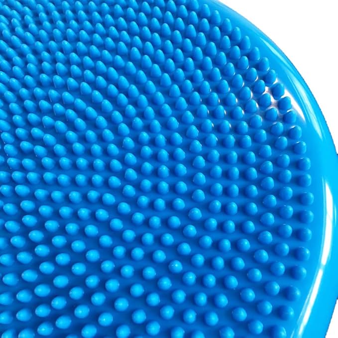 NEISHNG 3-Pack Stability Wobble Cushions with Hand Pumps, Kids Sensory Wiggle Seat for Classroom, Core Trainer Balance Disc for Gym and Home Workout (5 Color)