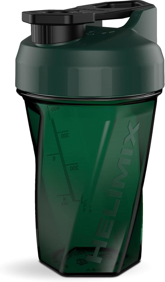 HELIMIX 1.5 Vortex Blender Shaker Bottle Holds upto 28oz | No Blending Ball or Whisk | USA Made | Portable Pre Workout Whey Protein Drink Shaker Cup | Mixes Cocktails Smoothies Shakes | Top Rack Safe