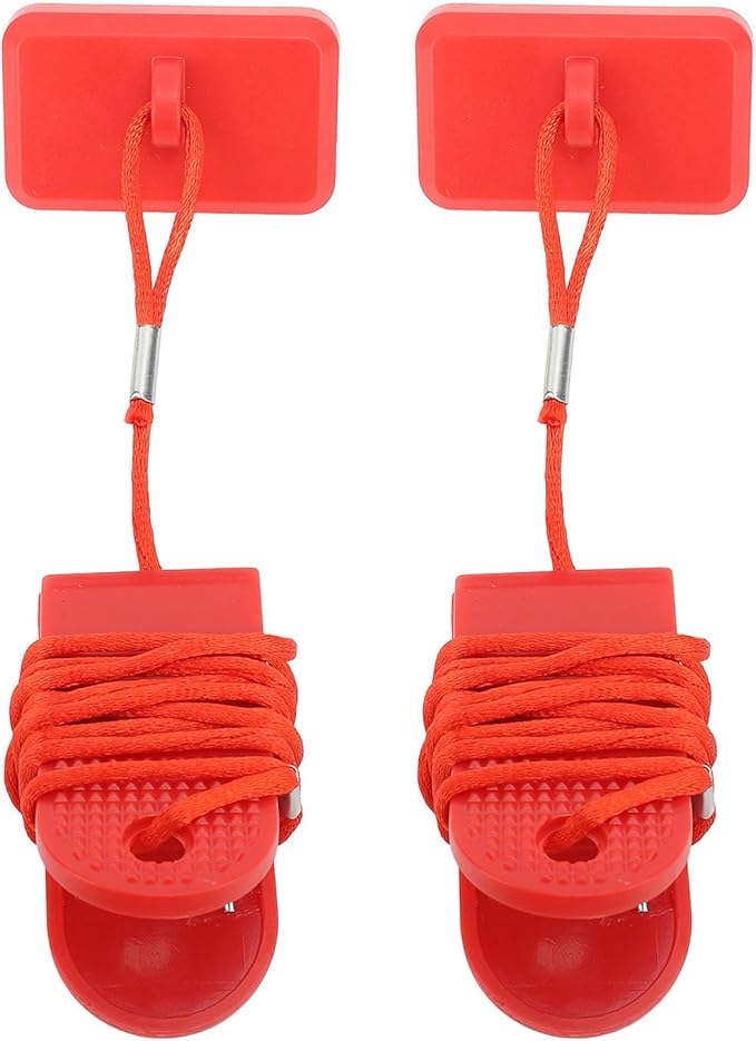 Universal Treadmill Magnetic Safety Switch Magnetic Lock Treadmill Key Replacement Treadmill Emergency Stop Switch for Most Treadmill Accessories