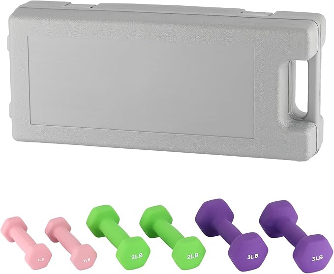 Dumbbell Set for Women and Men, Neoprene Dumbbell Free Hand Weight Set for Home Gym, Packed In Pairs