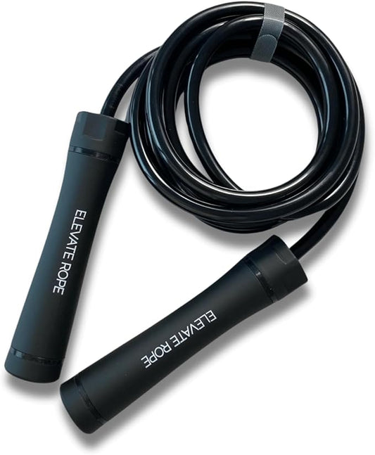 Elevate Gravity Heavy Rope - 3m, 10mm PVC - Boost Muscle, Cardio & Strength - Smooth Bearings - Ideal Indoor/Outdoor & Weight Loss.