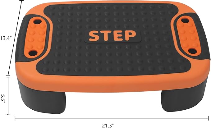 4-In-1 Step Up Platform Balance Board Adjustable Slant Board Stair Stepper for Exercise, Non Slip Aerobic Fitness Multifunctional Home Gym Workout Equipment