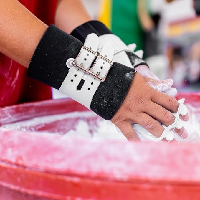 Gibson Athletic Wrist Saver Neoprene Wristband for Gymnastics | Enhanced Wrist Support & Comfort During Training & Performances - Under Grips for Sweat Absorption, Provides Wrist & Joint Support