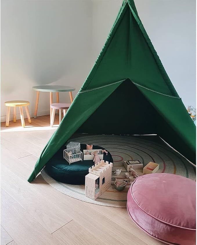 Round Floor Pillow Cover Velvet Throw Seating Pouf Yoga Meditation Cushion Plush Case Reading Room Decor Cover Only (25.6IN, Dusty Rose)