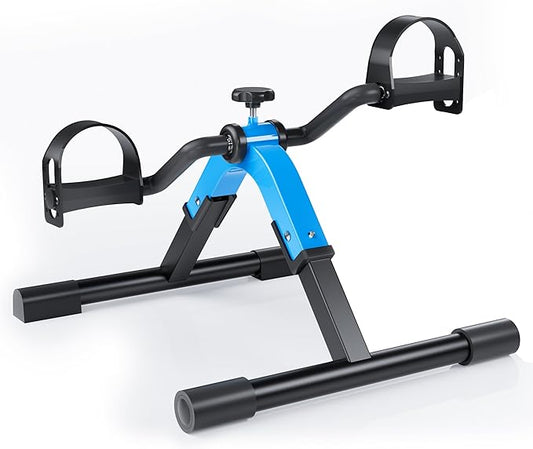 Foldable Pedal Exercise for Leg and Arm Lightweight & Portable Peddler Under Desk