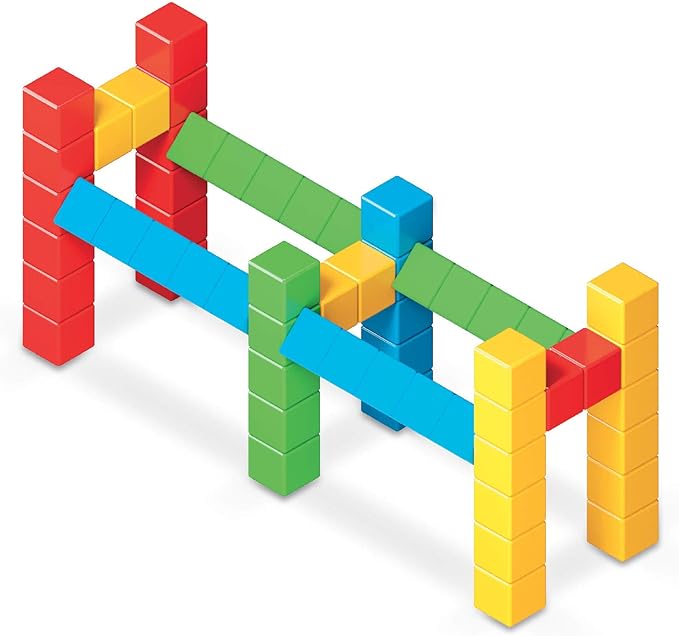 Geomag Magnetic Toys | Toddler Magnets | STEM-endorsed Educational Building Cube Set for Creativity & Early Learning Fun | Swiss-Made | 64 Pieces |Ages 1-5