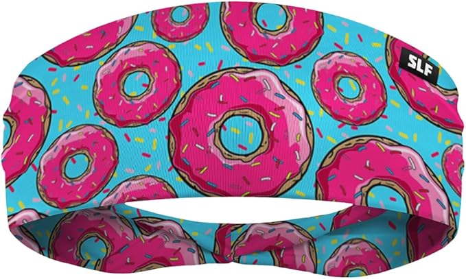 SLEEFS Sweat Bands Headbands Men & Women - Cooling Sports Mens Headband for Running, Football, Basketball, Cycling, Workout - Sweat Moisture Wicking Head Band Stretch Fit, Non-Slip Design - One Size