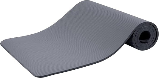 Quality Exercise Yoga Mat, 1/2-Inch Thick High-Density Foam for Full-body workout, Anti-Tear and non-slip Surface, Includes Carry Strap for Home & Studio Workouts,Multiple Options
