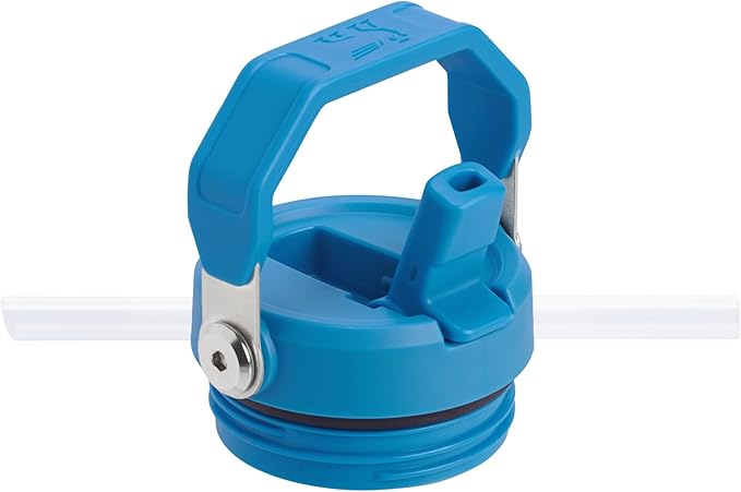 Stanley IceFlow Flip Straw 2.0 Water Bottle 16 OZ | Built-In Straw with Larger Opening | Lightweight & Leak-Resistant | Insulated Stainless Steel | BPA-Free | Azure