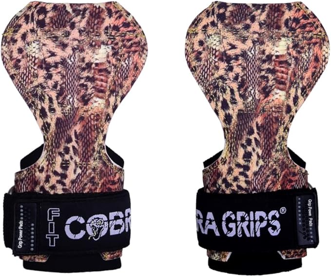 Cobra Grips PRO Weight Lifting Gloves Heavy Duty Straps Alternative Power Lifting Hooks for Deadlifts Adjustable Neoprene Padded Wrist Support Bodybuilding