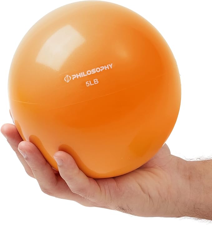 Philosophy Gym Toning Ball - Soft Weighted Mini Medicine Ball