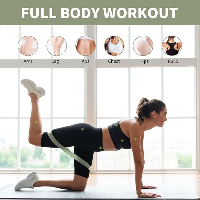 100 PCS Bulk Resistance Bands, Loop Exercise Bands Set for Gym Members Sports Class Students Gift, 5 Pieces Each Set with Storage Bag, Fitness Bands for Outdoor Home Gym Yoga Pilates