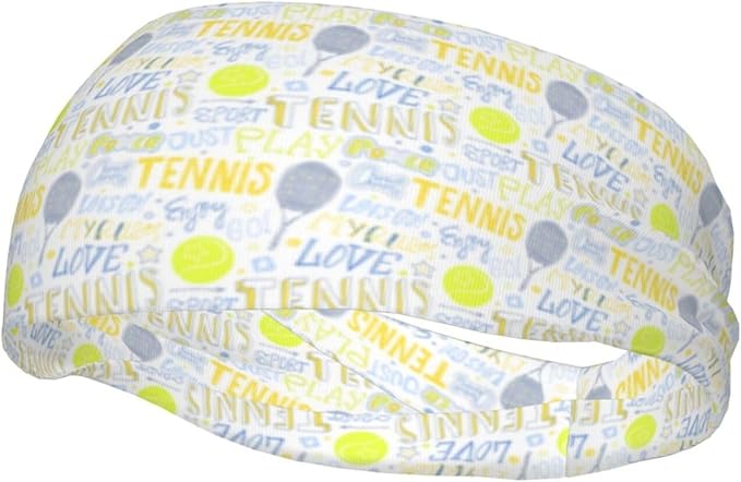 Sports Headband Moisture Wicking Sweatband for Men Women Running Cycling Yoga Fitness Workout