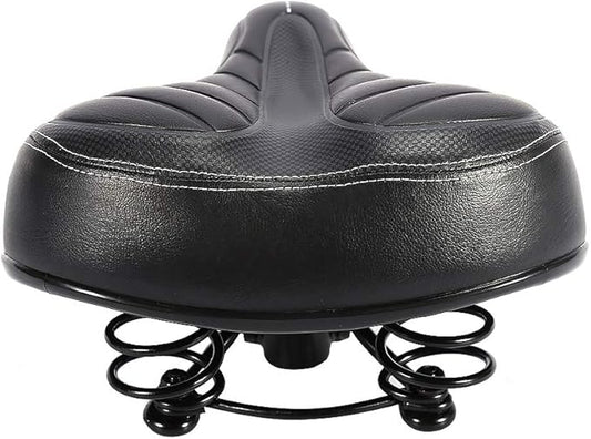 Bike Saddles, Outdoor Mountain MTB Road Bike Wide Big Bum Bike Cushion Pad Gel Cruiser Extra Comfort Sporty Soft Pad Saddle Cover Cushion Seat
