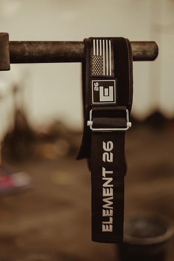Element 26 Self-Locking Weight Lifting Belt - Premium Weightlifting Belt for Serious Functional Fitness and Olympic Lifting Athletes - Lifting Support for Men and Women - Deadlift Training Belt